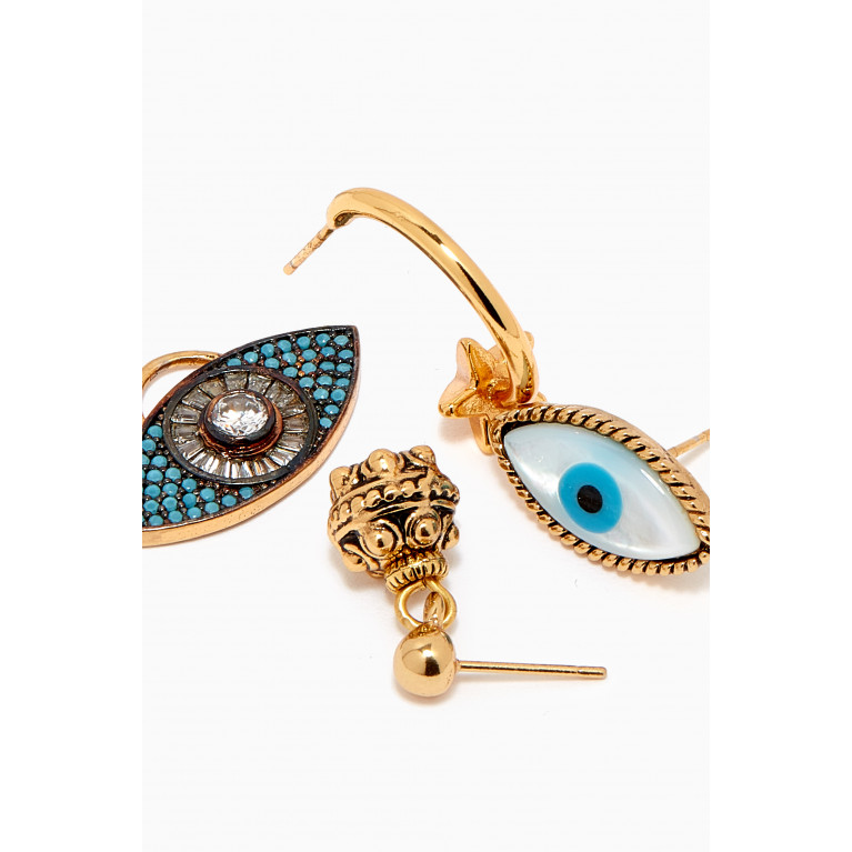 Mon Reve - The Best Mismatched Earrings in Gold-plated Brass