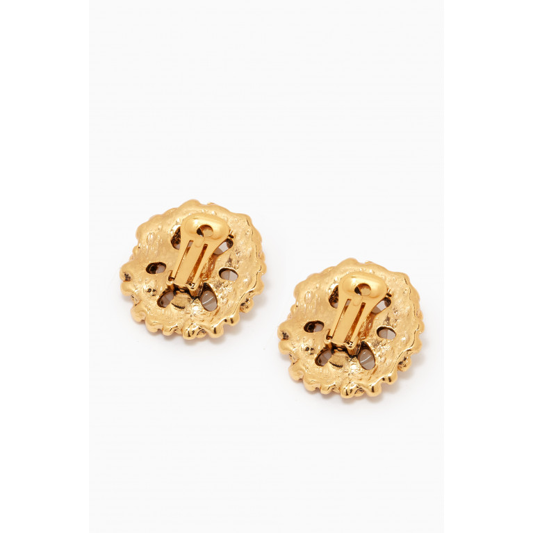 Mon Reve - In Touch Stud Earrings in Gold-plated Brass