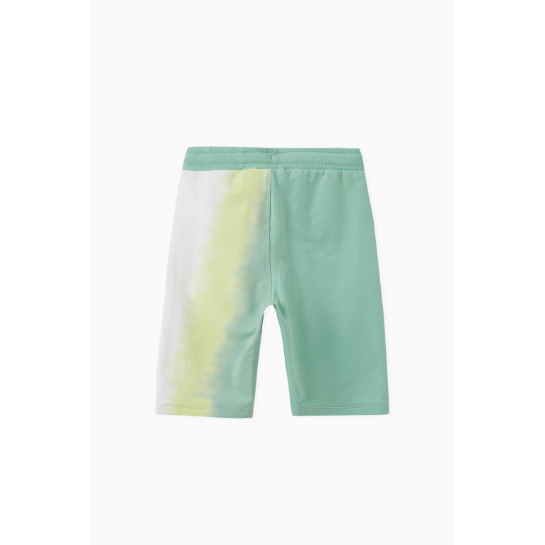 AIGNER - Ombre Logo Shorts in Cotton Green