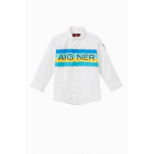 AIGNER - Logo Shirt in Cotton