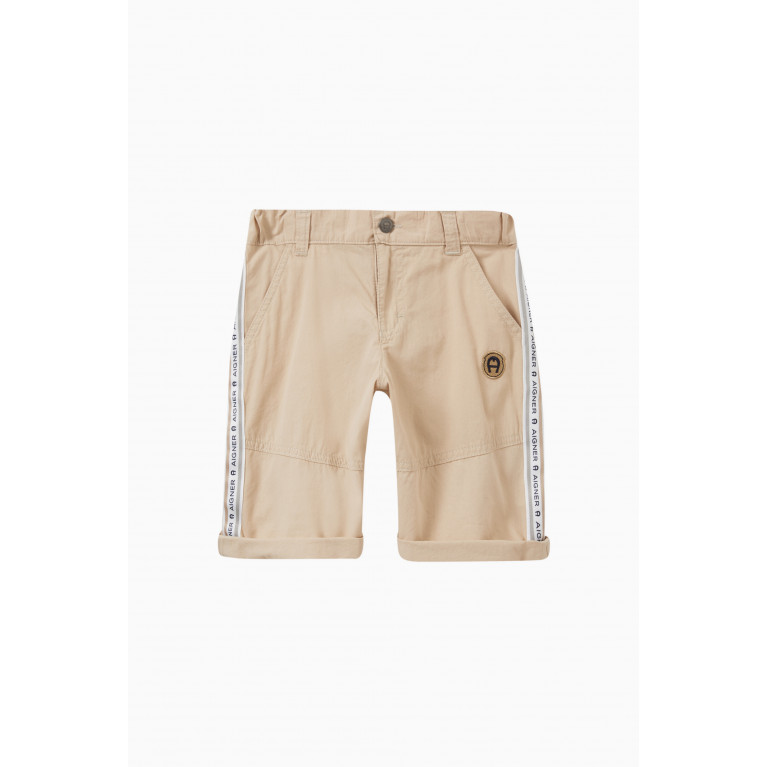 AIGNER - Bermuda Shorts in Cotton Brown