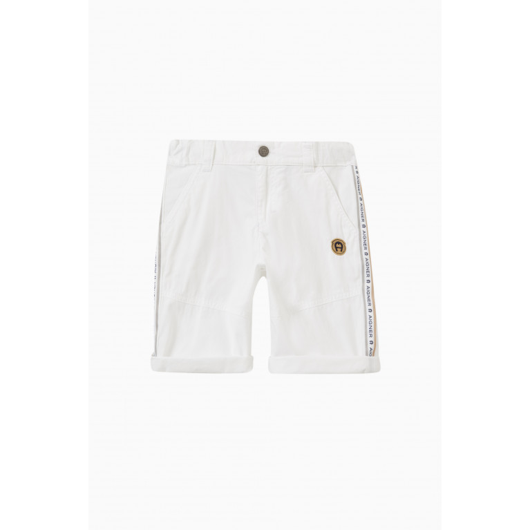 AIGNER - Bermuda Shorts in Cotton White