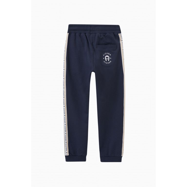 AIGNER - Logo Tape Pants in Cotton