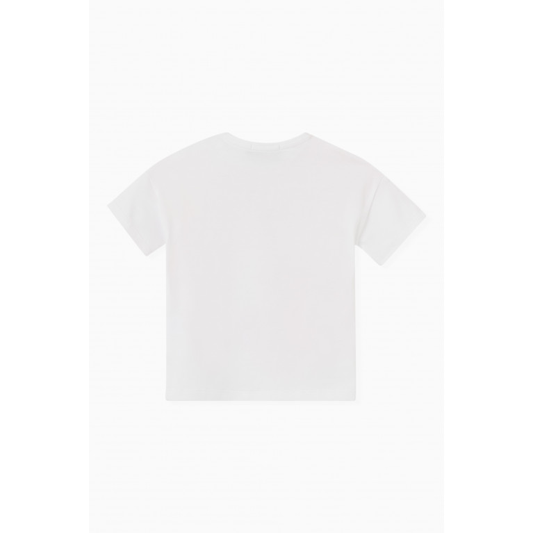 AIGNER - Watercolour Logo T-shirt in Cotton