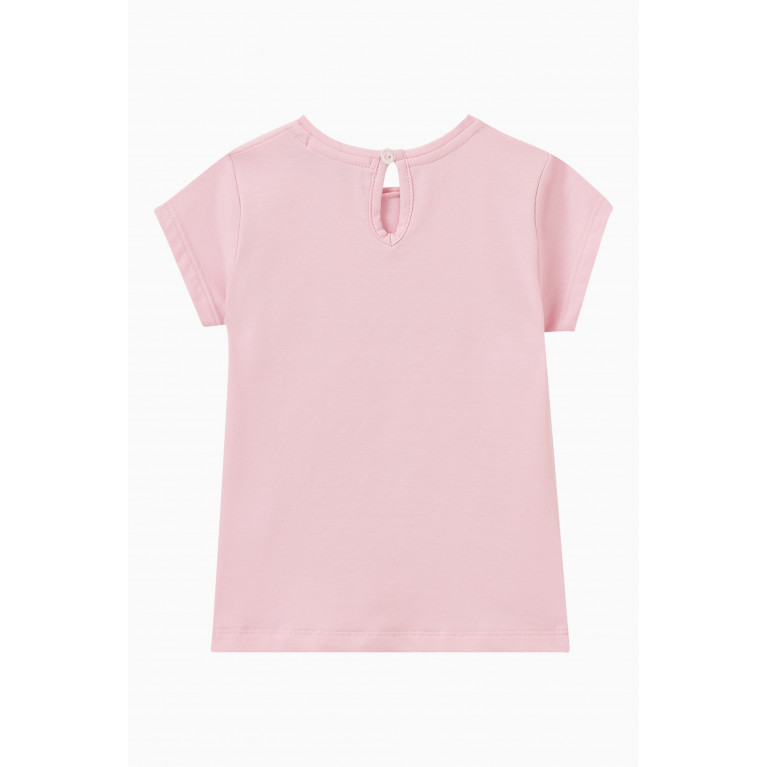 AIGNER - Logo T-shirt in Cotton Pink