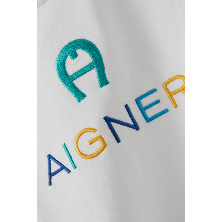 AIGNER - Logo Tape Sweatshirt in Cotton