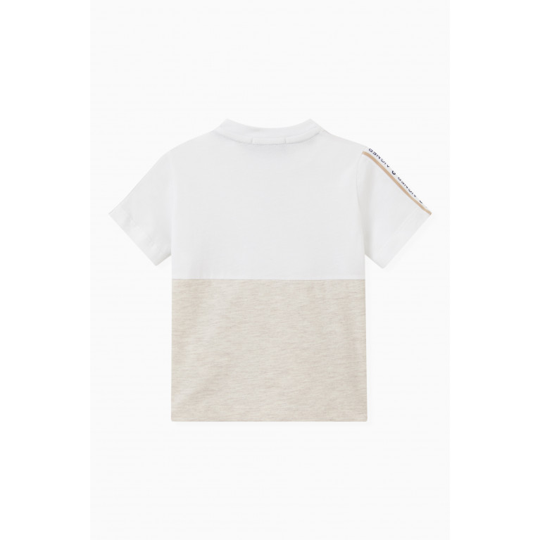 AIGNER - Logo Tape T-shirt in Cotton Silver