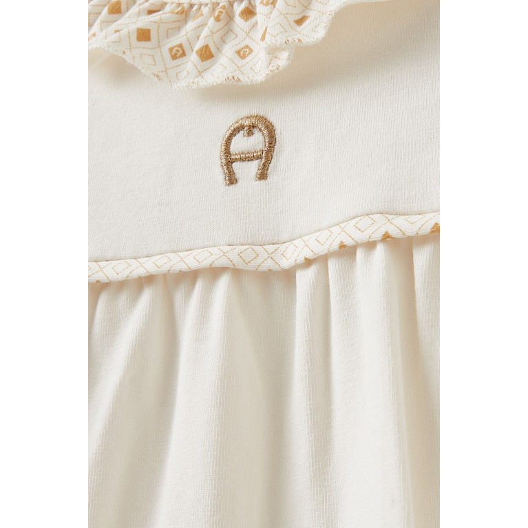AIGNER - Logo Sleepsuit in Cotton