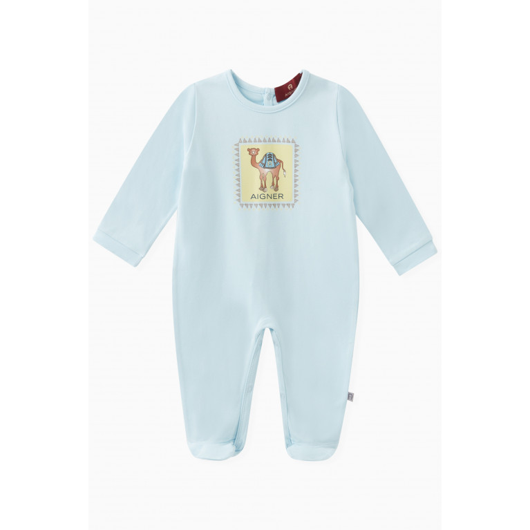 AIGNER - Camel Sleepsuit in Cotton