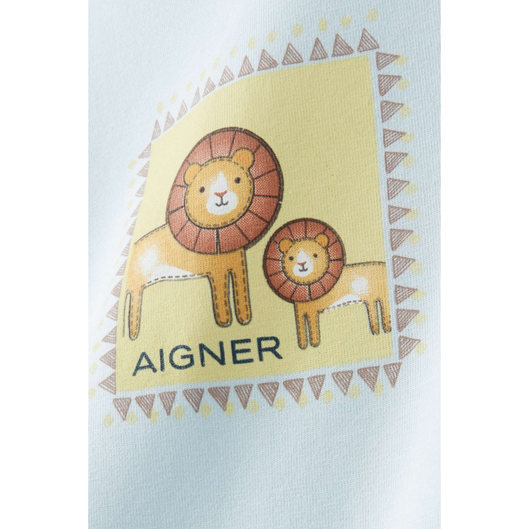 AIGNER - Lion Sleepsuit in Cotton
