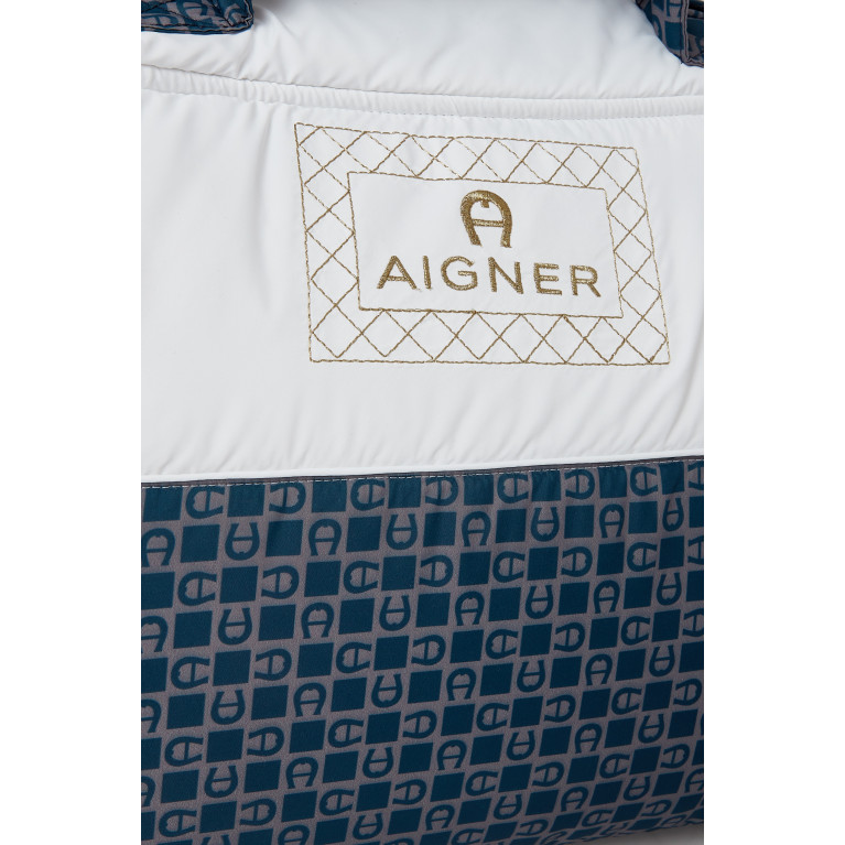 AIGNER - Embroidered Logo Changing Bag