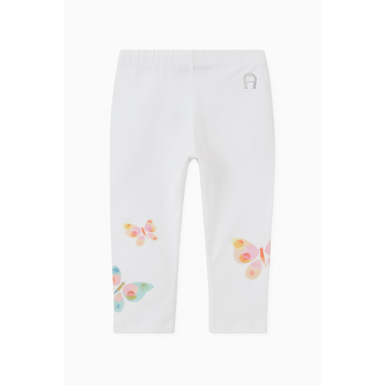 AIGNER - AIGNER - Butterfly Leggings in Cotton