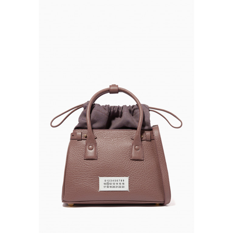 Maison Margiela - 5AC Mini Drawstring Bag in Grainy Leather
