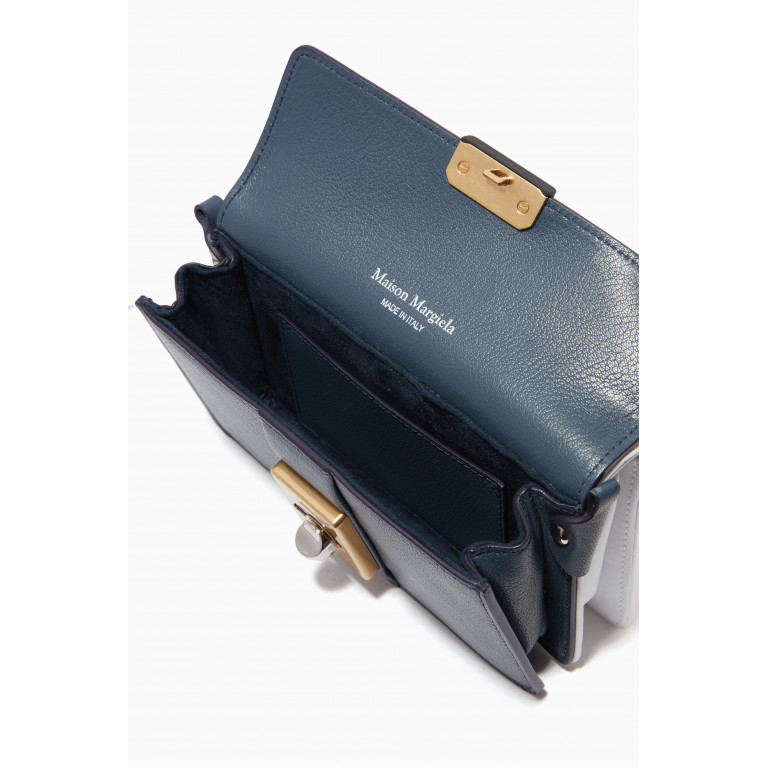 Maison Margiela - New Lock Horizontal Bag in Grainy Leather & Cotton