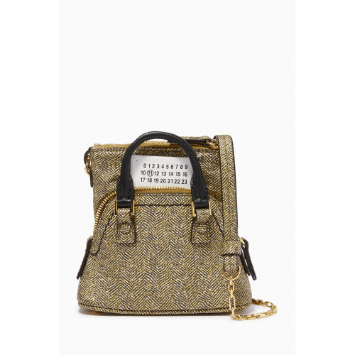 Maison Margiela - 5AC Classique Baby Bag in Tweed-printed Leather