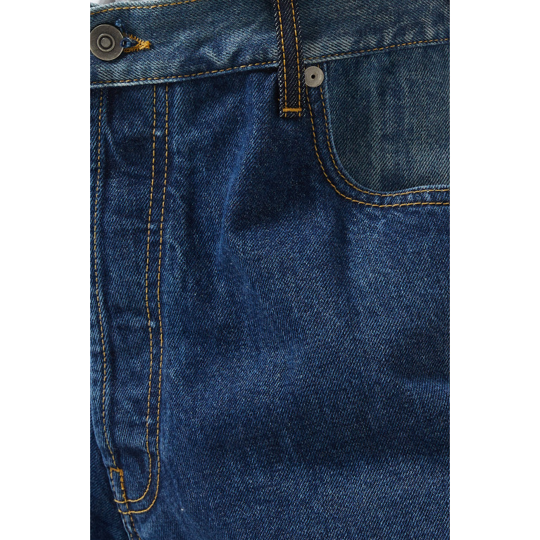 Maison Margiela - High-rise Baggy Man Jeans in Cotton-denim