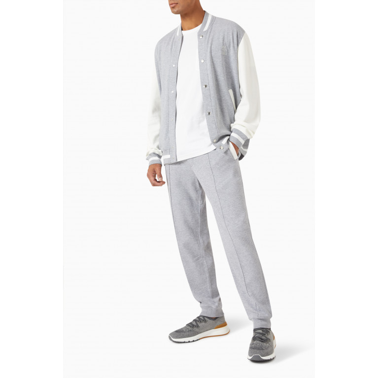 Brunello Cucinelli - Drawstring Pants in Techno-cotton French Terry