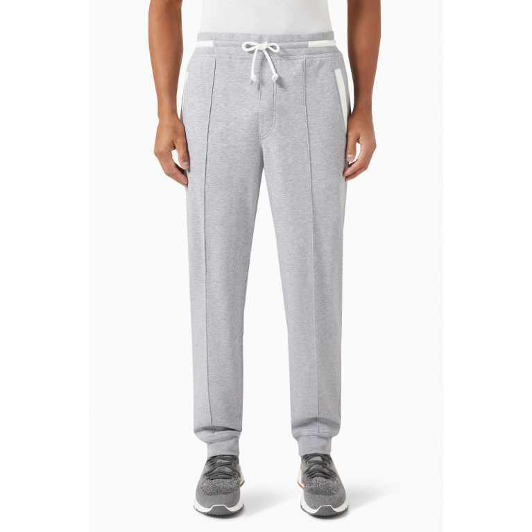 Brunello Cucinelli - Drawstring Pants in Techno-cotton French Terry