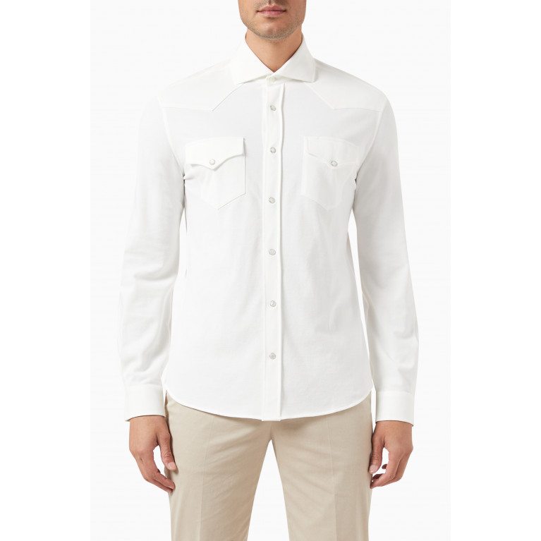 Brunello Cucinelli - Chest Pocket Shirt in Cotton