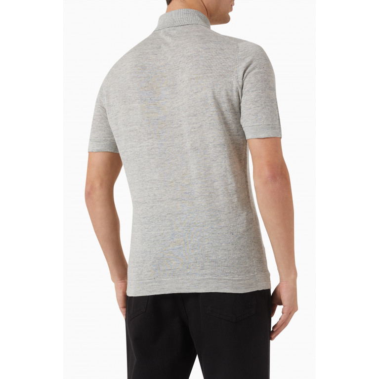 Brunello Cucinelli - Polo Shirt in Linen Blend