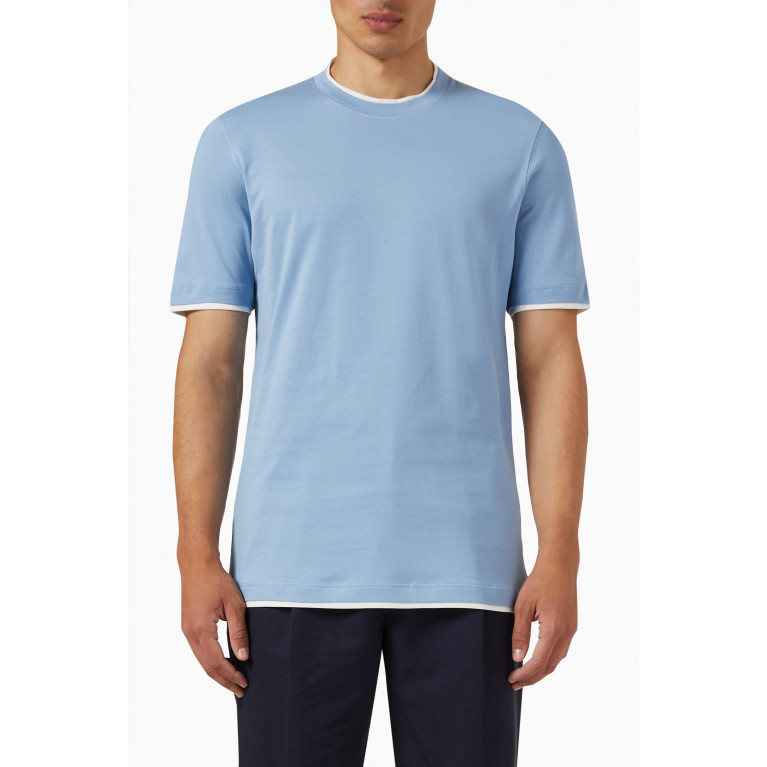 Brunello Cucinelli - Slim Fit T-shirt in Cotton Jersey