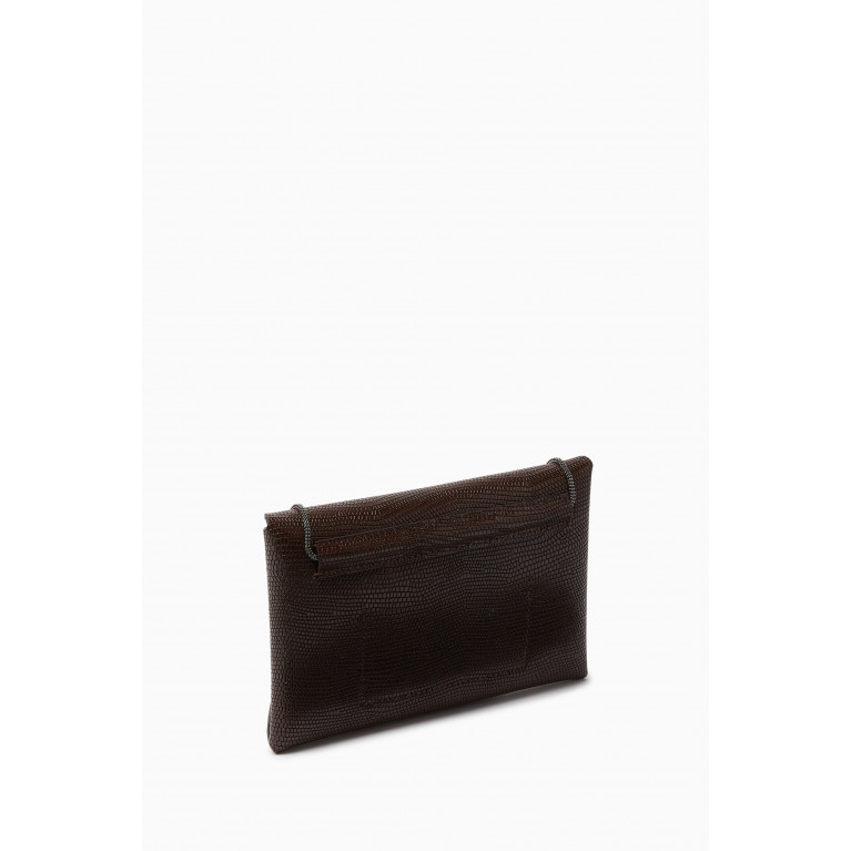 Brunello Cucinelli - Mini Envelope Shoulder Bag in Leather