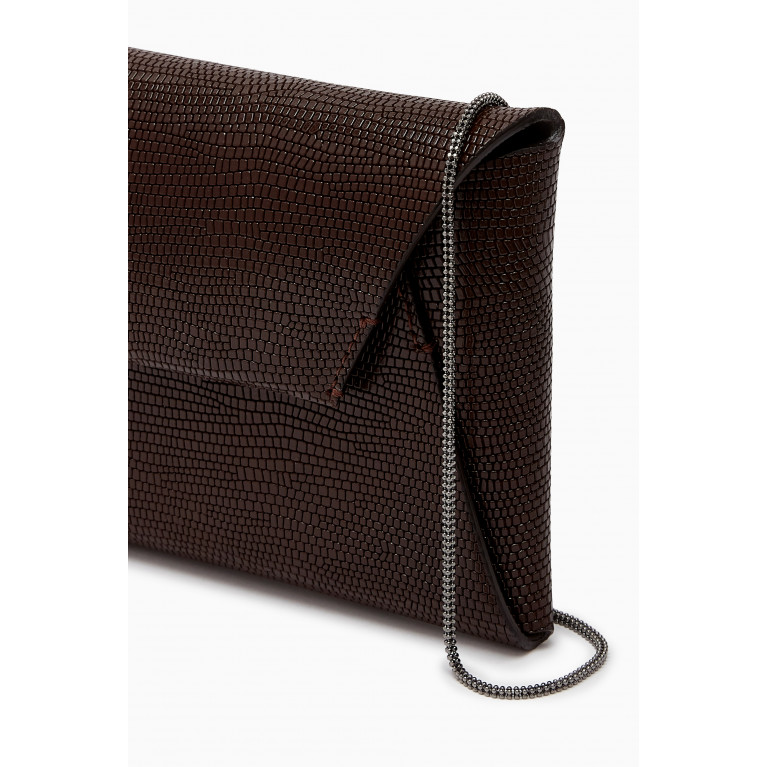 Brunello Cucinelli - Mini Envelope Shoulder Bag in Leather