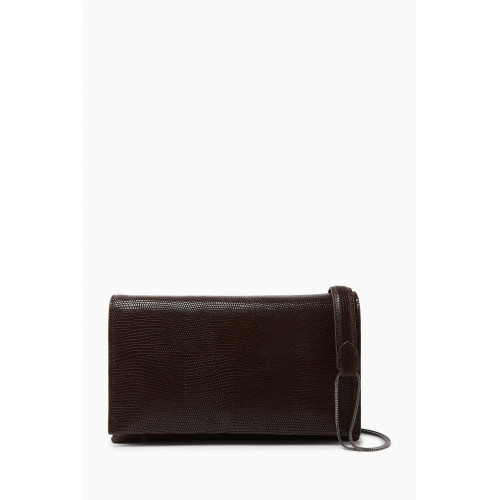 Brunello Cucinelli - City Crossbody Bag in Textured Leather