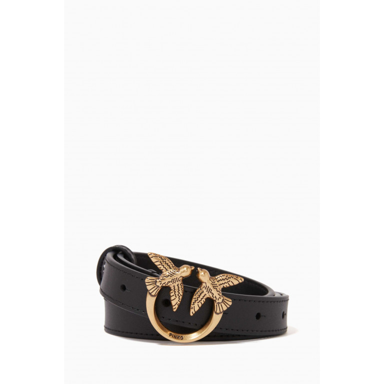 PINKO - Love Berry H2 Belt in Leather