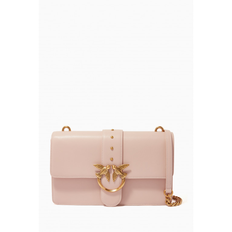 PINKO - Love Icon Classic Bag in Leather