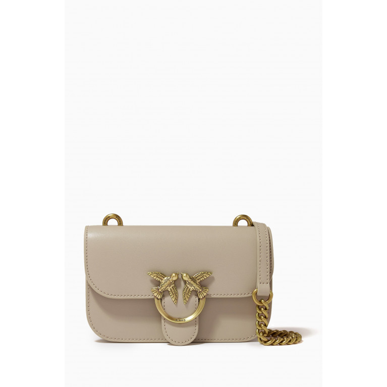 PINKO - Baby Love Bag Bell in Leather