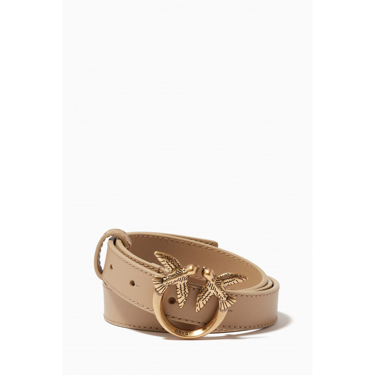 PINKO - Love Berry H2 Belt in Leather