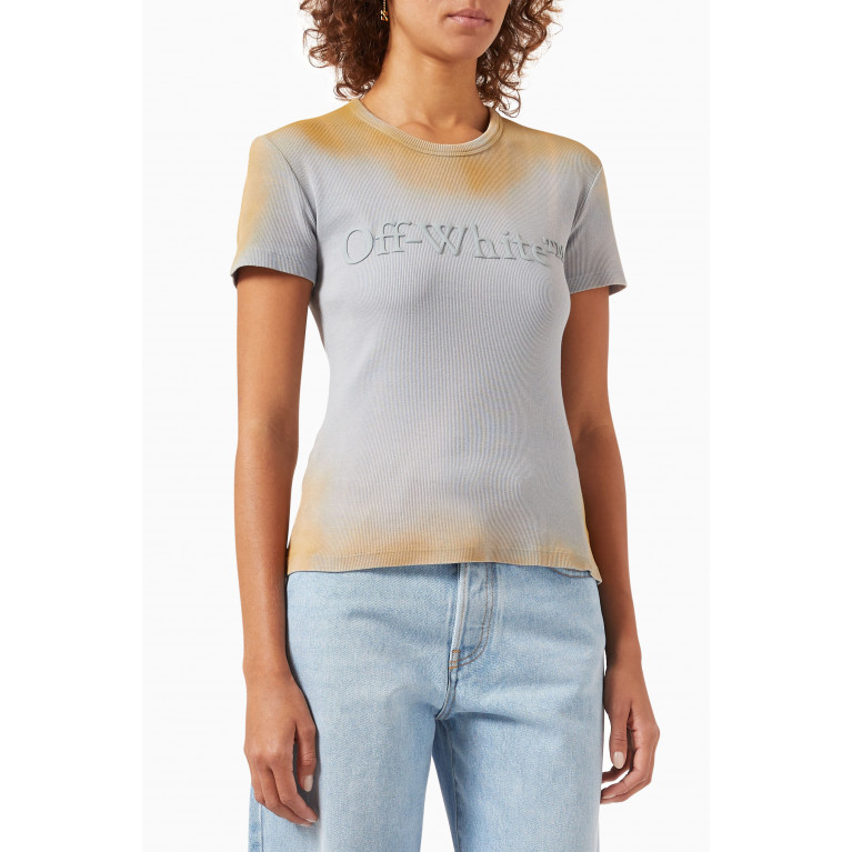 Off-White - Laundry Ribbed T-shirt in Jersey