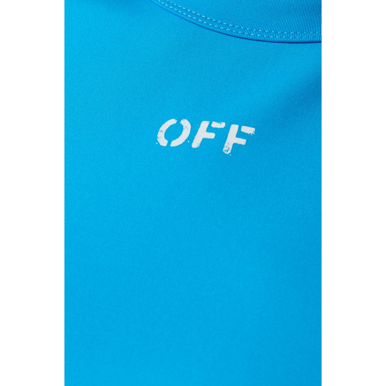 Off-White - Rowing Crop Top in Stretch-cotton