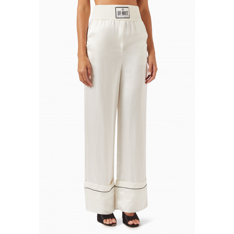 Off-White - Pyjama Pants in Satin