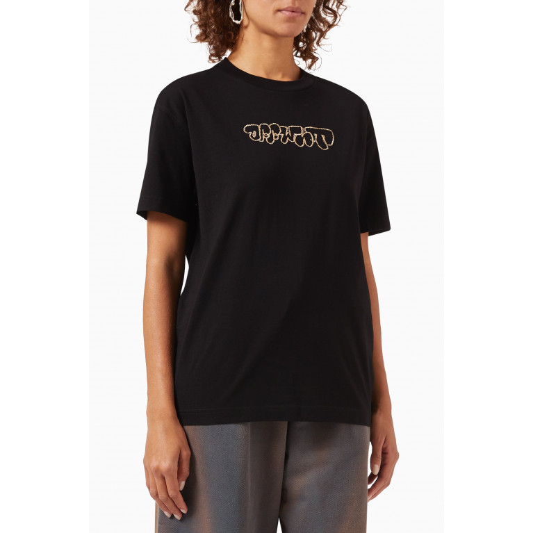 Off-White - Embroidered Arrow T-shirt in Jersey