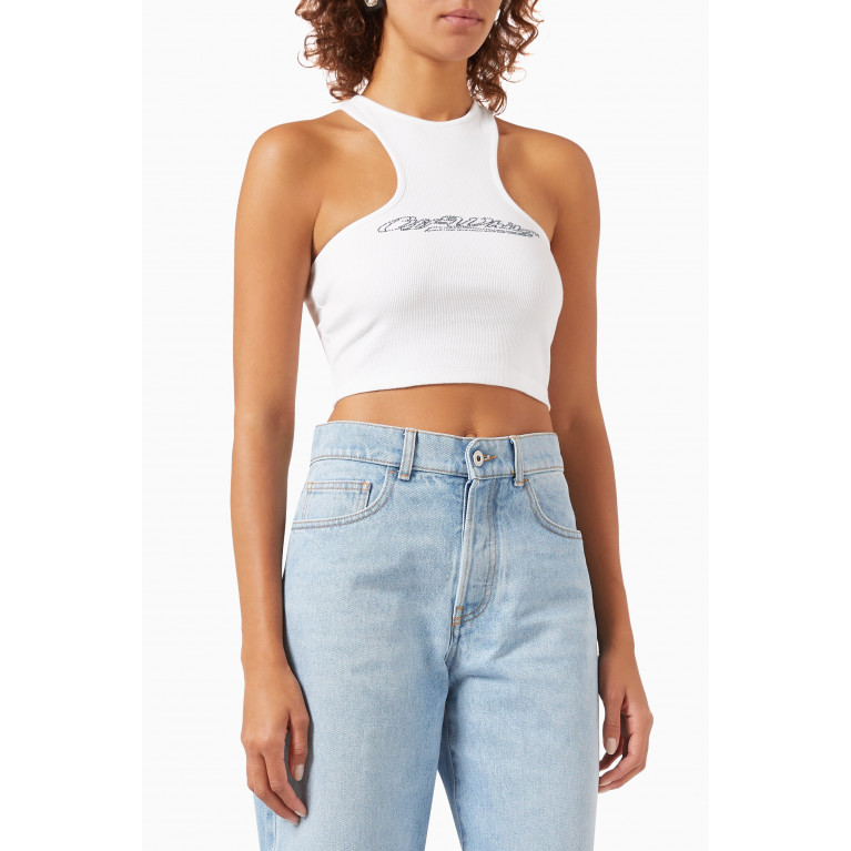 Off-White - Bling Baseball Rowing Top in Jersey