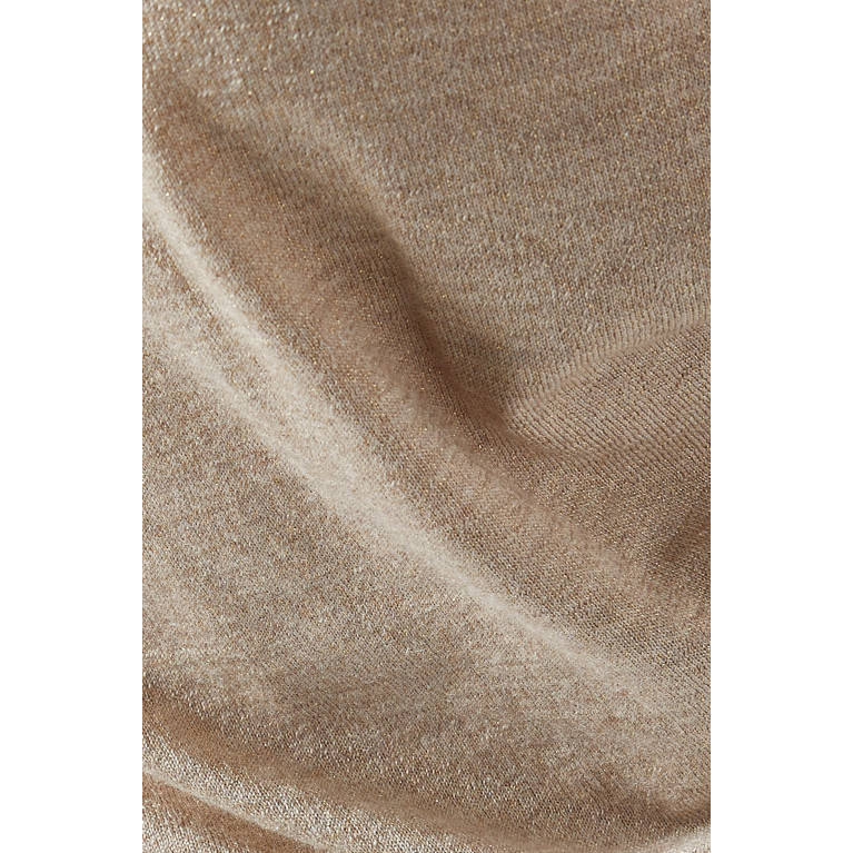 Brunello Cucinelli - Oversized Magyar Sleeves Top in Silk & Cashmere