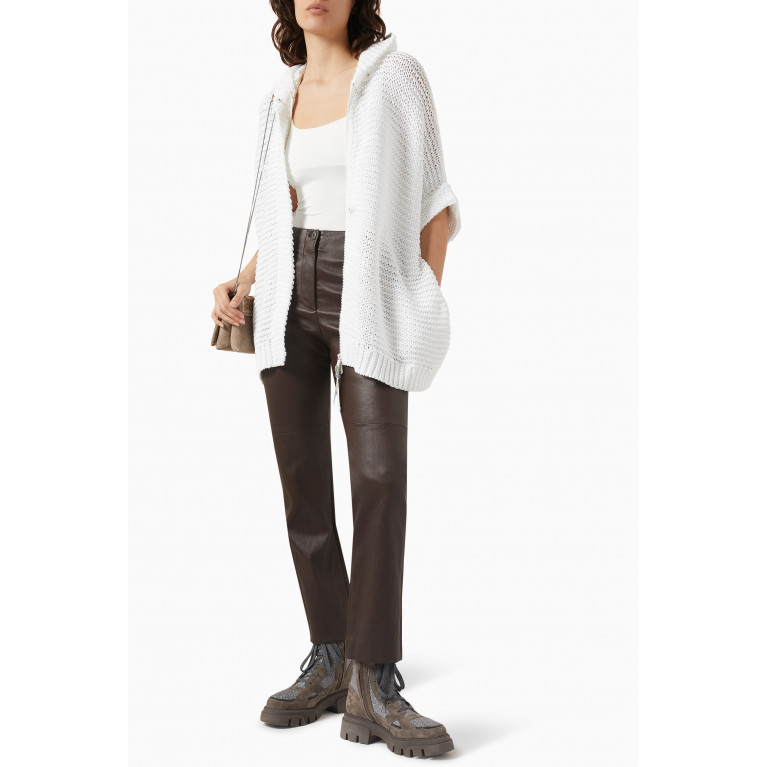 Brunello Cucinelli - Chunky Cardigan in Ribbed Knit