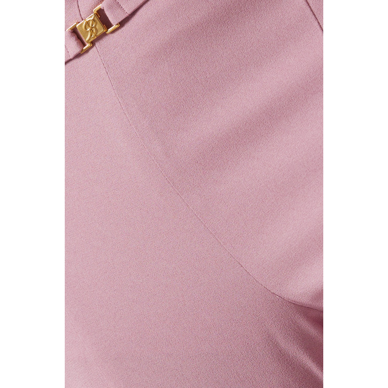 Blumarine - Zampa Bell Bottom Pants in Viscose Purple