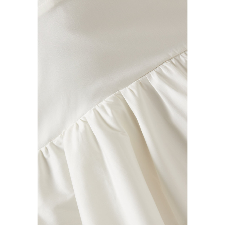 Blumarine - Ruffled Mini Dress in Cotton