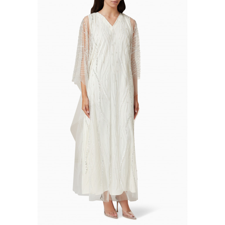 Fatma with Love - Embellished Kaftan in Tulle