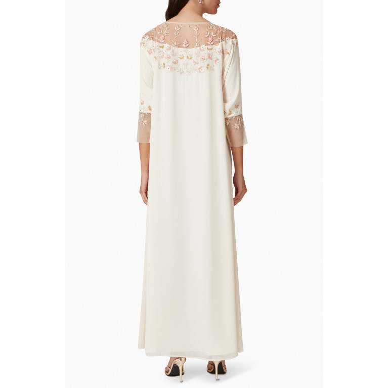 Fatma with Love - Embellished Kaftan in Crepe & Tulle