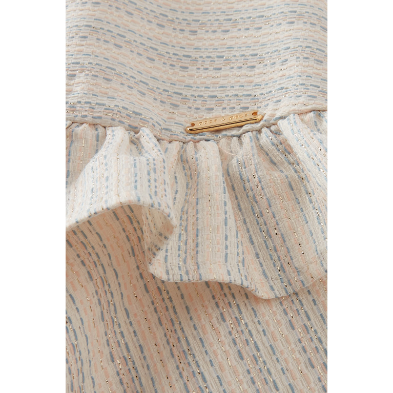Poca & Poca - Striped Ruffle Dress