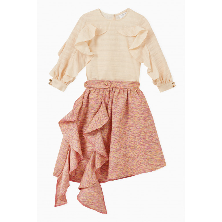 Poca & Poca - Poca & Poca - Asymmetrical Ruffled Skirt