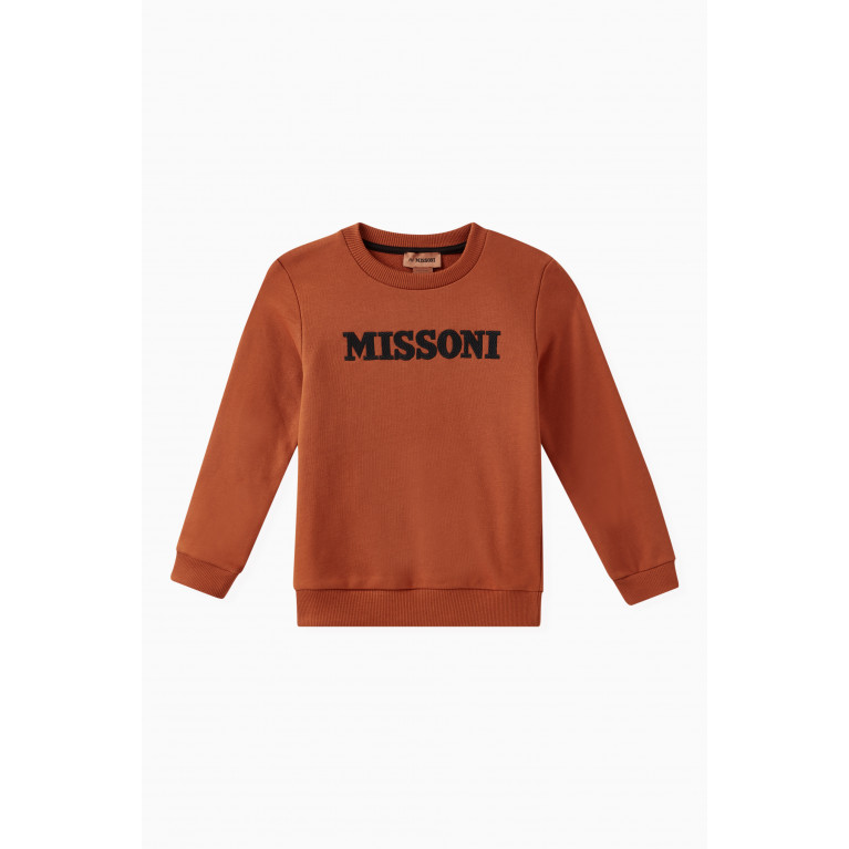 Missoni - Embroidered Logo Sweatshirt in Cotton