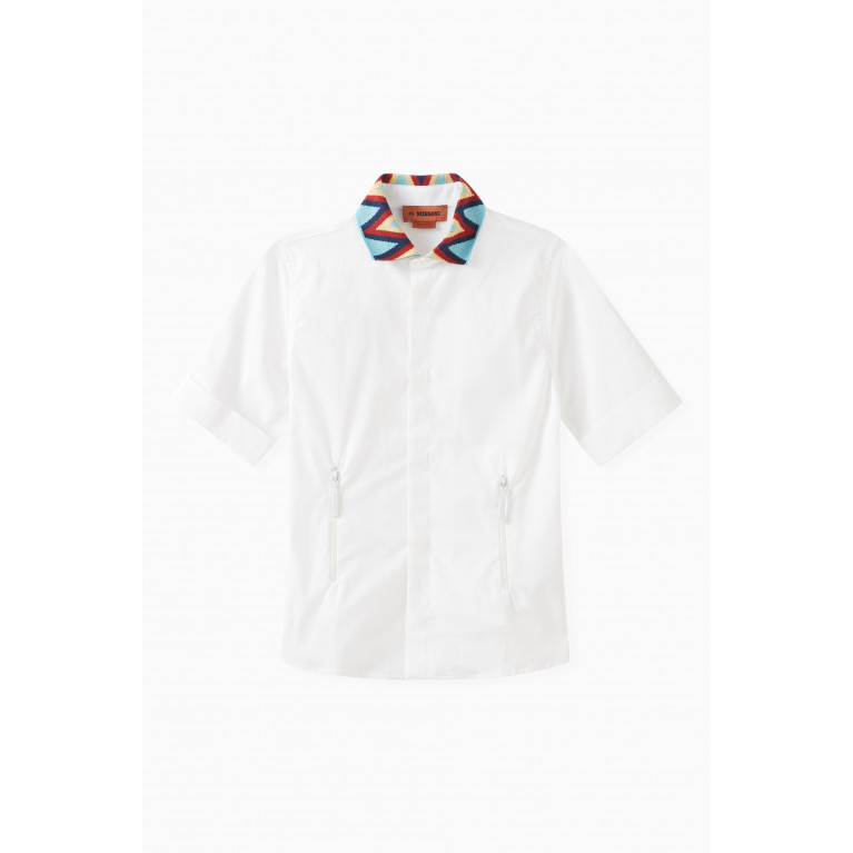 Missoni - Contrasting Collar Shirt in Cotton