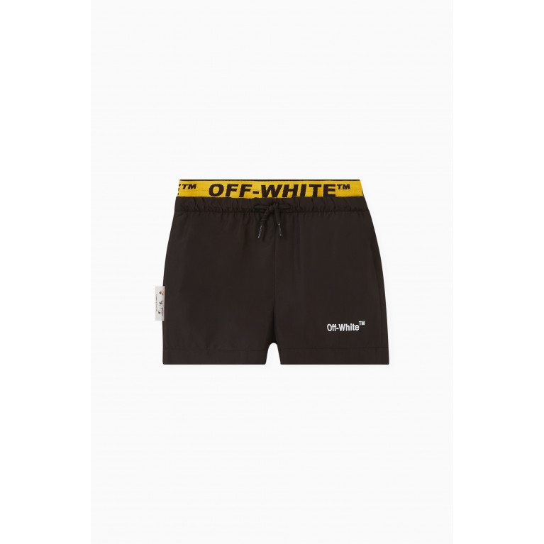 Off-White - Logo Tape Swim Shorts