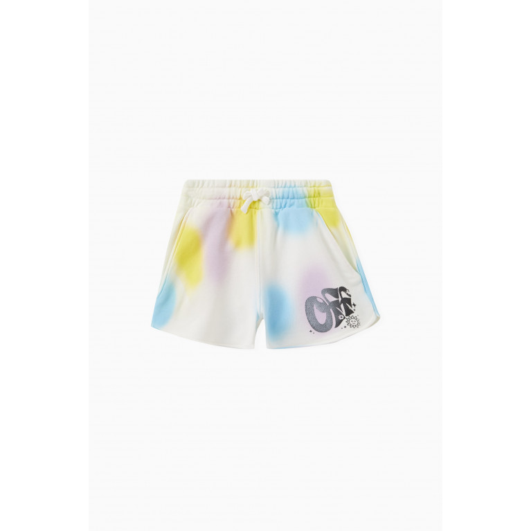Off-White - Sprayed Color Spot Sweat Shorts in Cotton