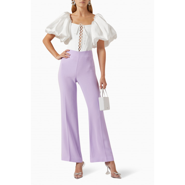Rozie Corsets - Flared Pants in Crepe